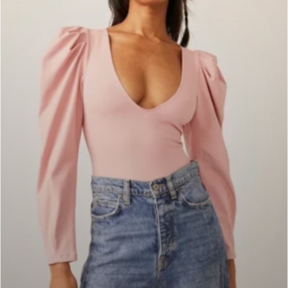 FP Intimately Elegant Pink Women's Bodysuit